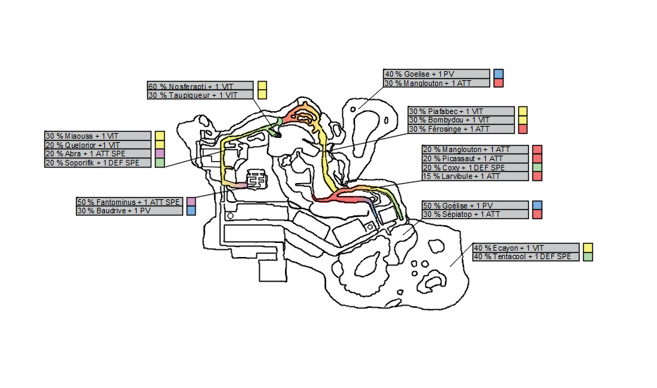 Cartes des evs 7G USUL 111