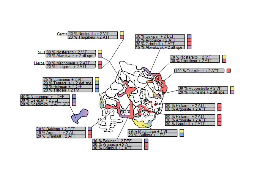 Cartes des evs 7G USUL 311